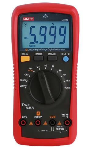 UT892 2000V真有效值數字萬用表