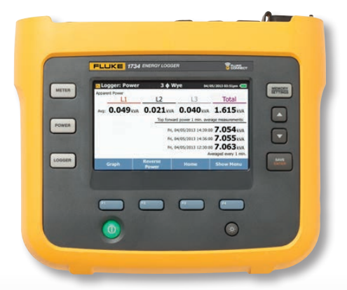 Fluke 1732 和 1734便攜式三相能耗功率計