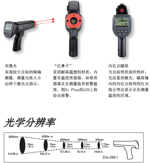 RAYR3I1ML3+高溫手持式紅外測(cè)溫儀RAYR3I1MSCL3+