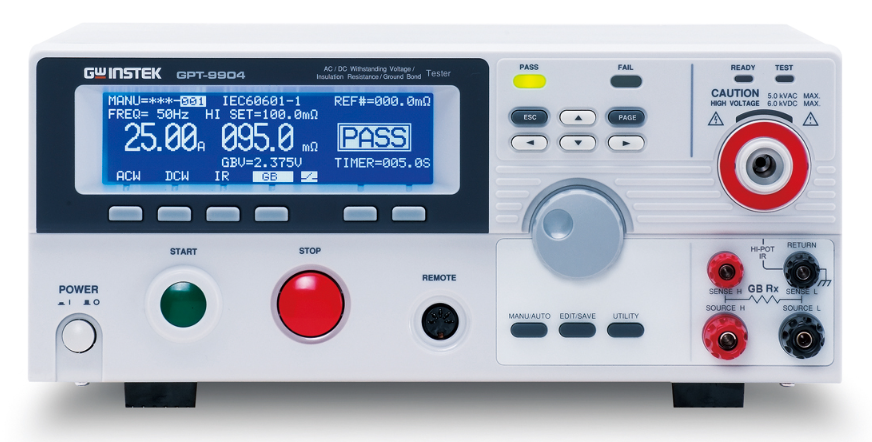 固緯電子Gwinstek GPT-9904 安規(guī)綜合測試儀